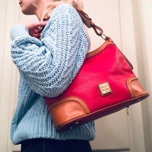 Red pebble Dooney & Bourke